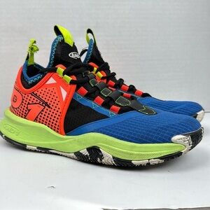 AND1 Charge High Volt Attack Blue Orange Sneakers Men’s Size 8